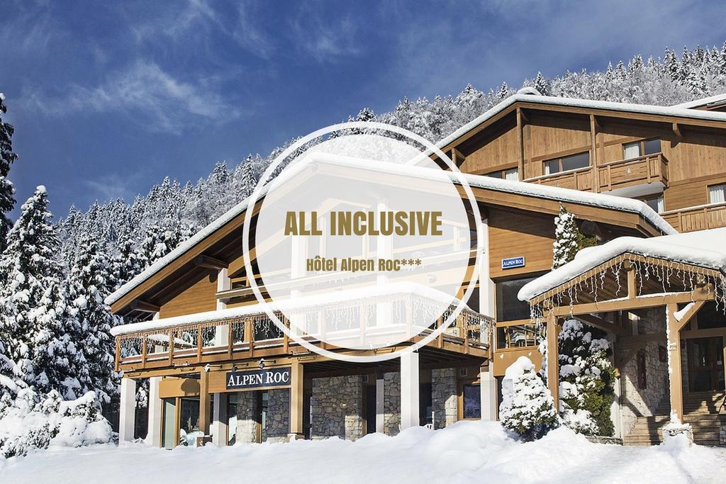 Hotel Alpen Roc ラ・クリュサ エクステリア 写真