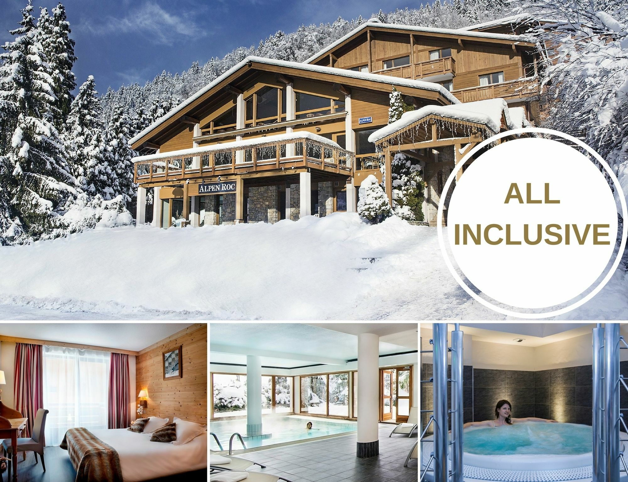 Hotel Alpen Roc ラ・クリュサ エクステリア 写真